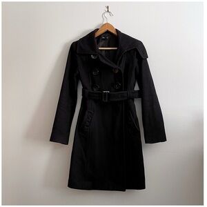 Bebe Y2K Belted Pea Coat XS